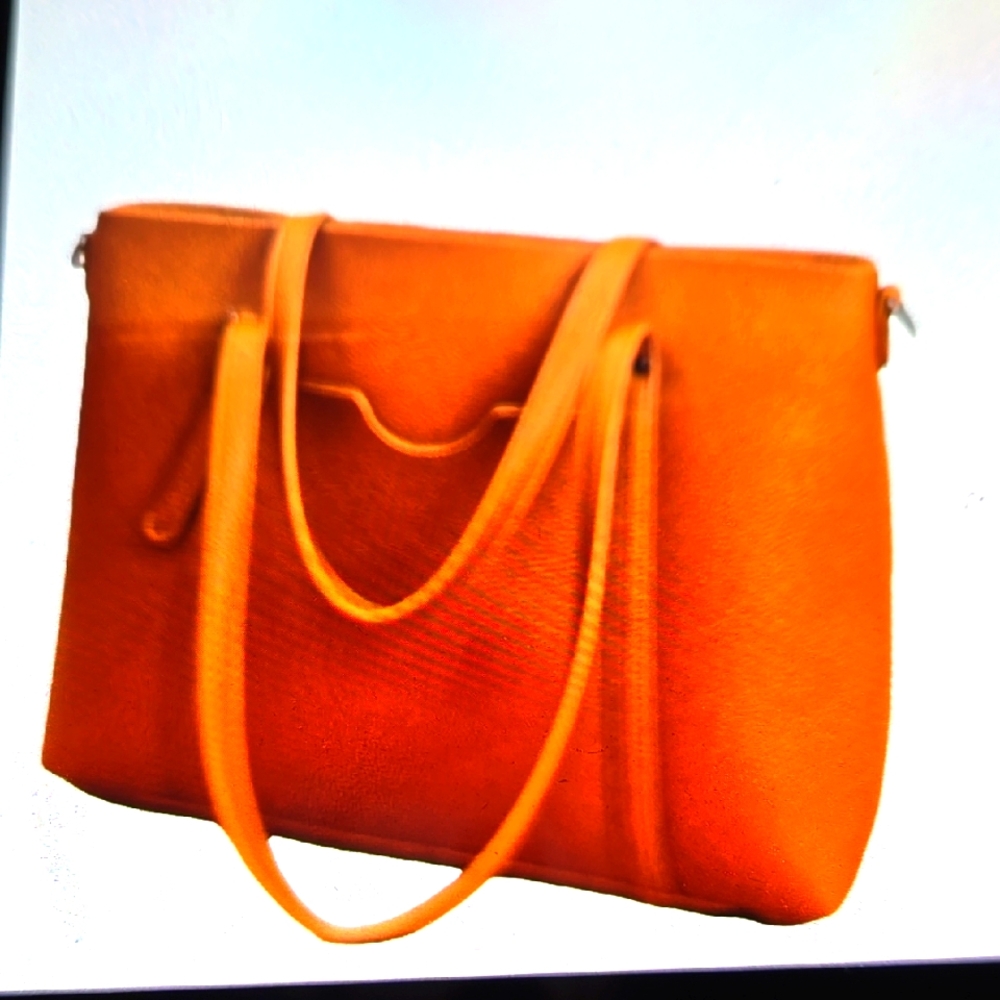 Elegant Orange Tote Bag